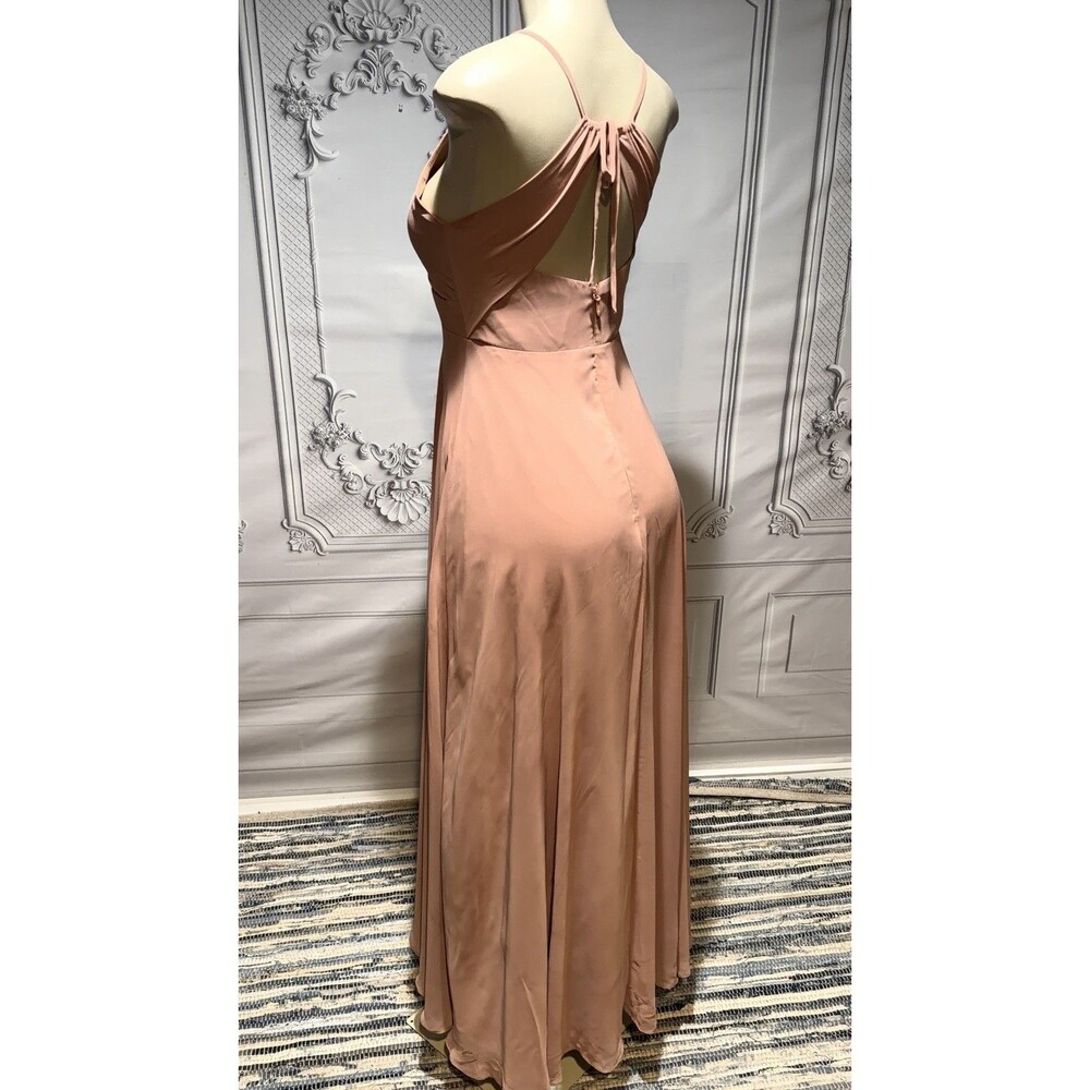 AZAZIE Bridesmaid dress long chiffon Size J16 - Picture 4 of 10